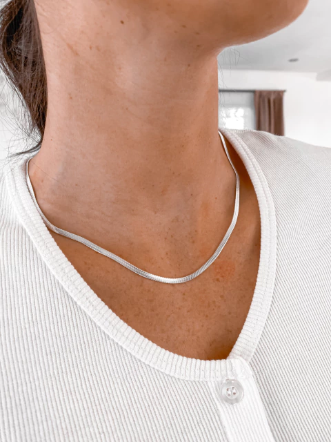 Cadena Clapton Plana 3mm - comprar online