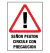 Cartel Corrugado Plastico 50cm x 70cm - tienda online