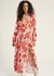 VESTIDO LONGO ESTAMPADO PINK FLOWERS