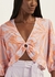 BLUSA CROPPED FLORAL ONDAS - comprar online