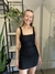 VESTIDO CURTO TWEED PRETO