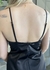 VESTIDO CURTO ACETINADO PRETO - comprar online