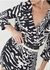 VESTIDO CURTO ESTAMPADO COM OMBREIRAS - comprar online