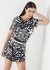 VESTIDO CURTO ANIMAL PRINT