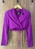 BLAZER LINHO DE AMARRAÇÃO ROXO SELENE - comprar online
