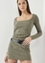 VESTIDO CURTO MARROM CANION
