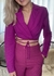 BLAZER LINHO DE AMARRAÇÃO ROXO SELENE