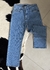 CALÇA JEANS RETA MÉDIO ACOSTAMENTO