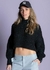 BLUSÃO CROPPED PONTOS BICOLOR - loja online