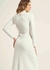 VESTIDO COM GOLA E ABERTURA FRONTAL - comprar online
