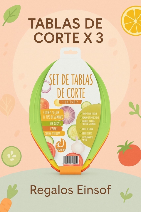 TABLAS DE CORTE SET X 3 - comprar online
