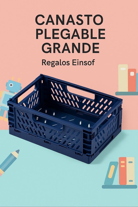CANASTO PLEGABLE GRANDE - comprar online
