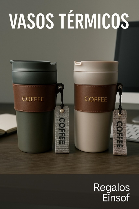 VASOS TÉRMICOS BANDA CUERO