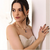 Conjunto Colar Choker com Pingente + Brinco Abalone e Cristal com Ródio Branco – Banho Ouro 18k | Coleção Oceano - comprar online