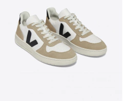 V-10 CHROMEFREE LEATHER WHITE BLACK SAHARA - comprar online
