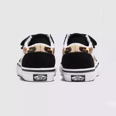TÊNIS VANS OLD SKOOL LEOPARD GLITTER BLACK BROWN INFANTIL - balihai