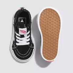 TÊNIS SK8-HI ZIP INFANTIL BLACK/WHITE - comprar online