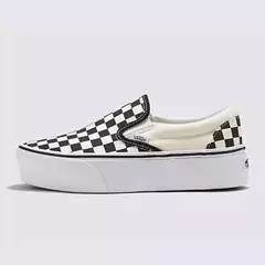 TÊNIS SLIP-ON CHECKERBOARD PLATFORM - balihai