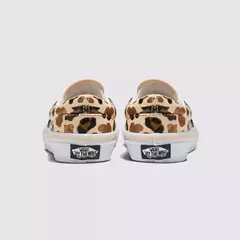 TÊNIS VANS SLIP-ON LEOPARD GLITTER BROWN TRUE WHITE INFANTIL - balihai