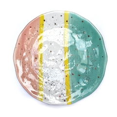 Prato redondo cerâmica - Linha Super Color - comprar online