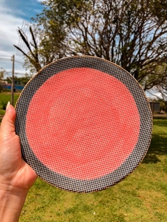 Prato redondo cerâmica - comprar online