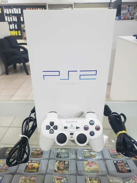 PlayStation 2 Fat Ceramic White Gran Turismo