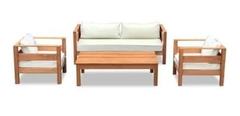 Mesa Baja Exterior Madera Eucaliptus 1.45 X 0,80m en internet