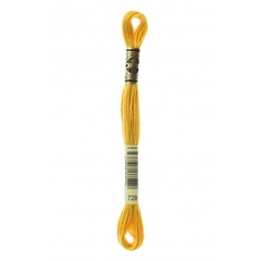 Linha para Bordado DMC Mouliné COR 728