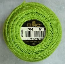 Linha para Bordado DMC Perle 8 COR 704