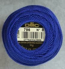 Linha para Bordado DMC Perle 8 COR 796