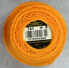 Linha para Bordado DMC Perle 8 COR 741