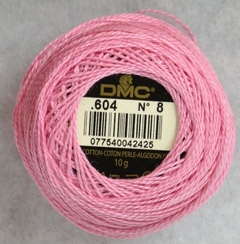 Linha para Bordado DMC Perle 8 COR 604