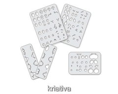 REGUA DE OLHOS PEQUENOS - MOD 1 - TRANSLUCIDO KRIATIVA