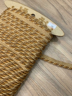 VIVO CORDÃO TORCIDO LARG 20MM NUDE - 1 metro