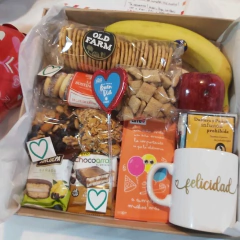 Desayuno Saludable con Taza de Cerámica - comprar online