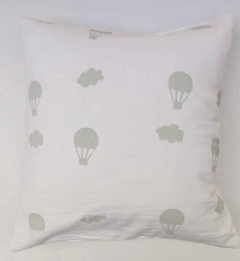 Funda Almohadon Globos y Nubes Blanco - comprar online