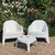 Combo 2 sillones de jardín + mesa circular