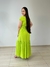 VT402 Vestido Feminino Viscolinho Suelen Verde - Viatelly 