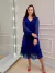 VT453 ​​​Vestido Feminino Jaque no Chiffon Pipocado na internet
