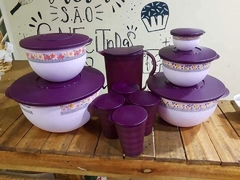 TUPPERWARE PDA 10/2021 MURANOS PÚRPURA REAL KIT 10 PEÇAS - comprar online