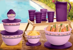 TUPPERWARE PDA 10/2021 MURANOS PÚRPURA REAL KIT 10 PEÇAS