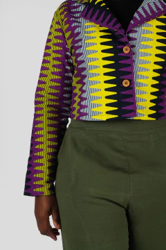 Blazer Cropped Maya - Candaces Moda Afro