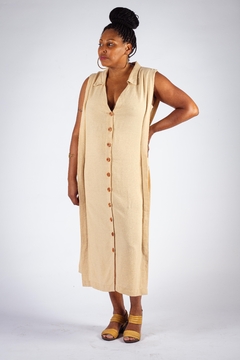 Vestido Malika Bege