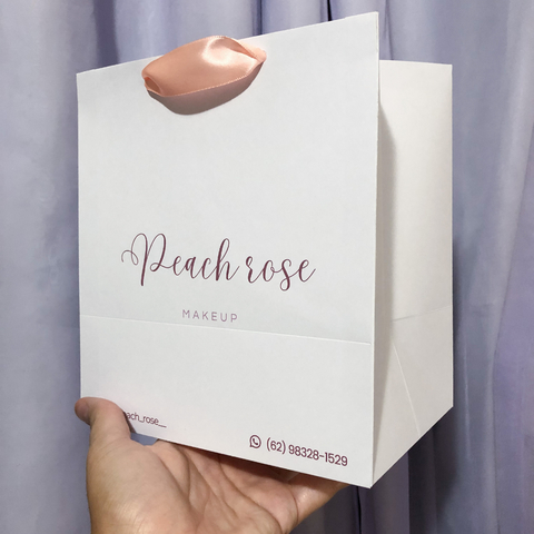 Sacola G2 Alça em Cetim - 20x17,5x12,5cm