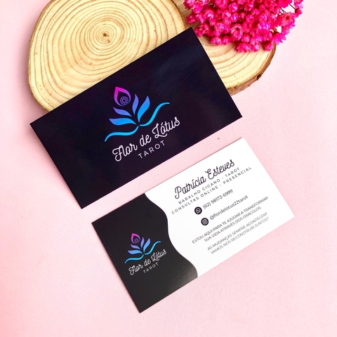 Cartão de Visita - Verniz Total Frente