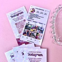 Cartão de Visitas Feed - Holográfico