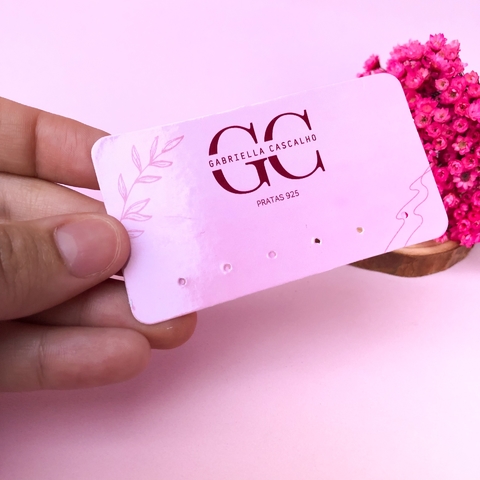 Tag para 3 Brincos 48x88mm