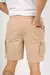 BERMUDA HOMBRE CARGO BEIGE en internet