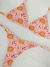bikini fuscia con margaritas - comprar online