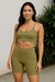 CONJUNTO DEPORTIVO DAMA BASICO VERDE MILITAR - comprar online